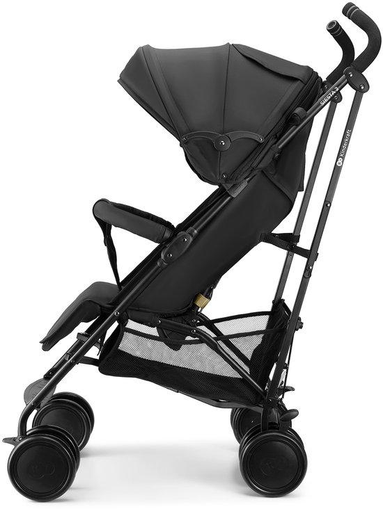 Kinderkraft SIESTA 2 - Buggy - Tot 22 kg draagkracht, soepel te sturen - Rugleuning & voetensteun verstelbaar, foam grepen - Zwart van Kinderkraft — afbeelding 2