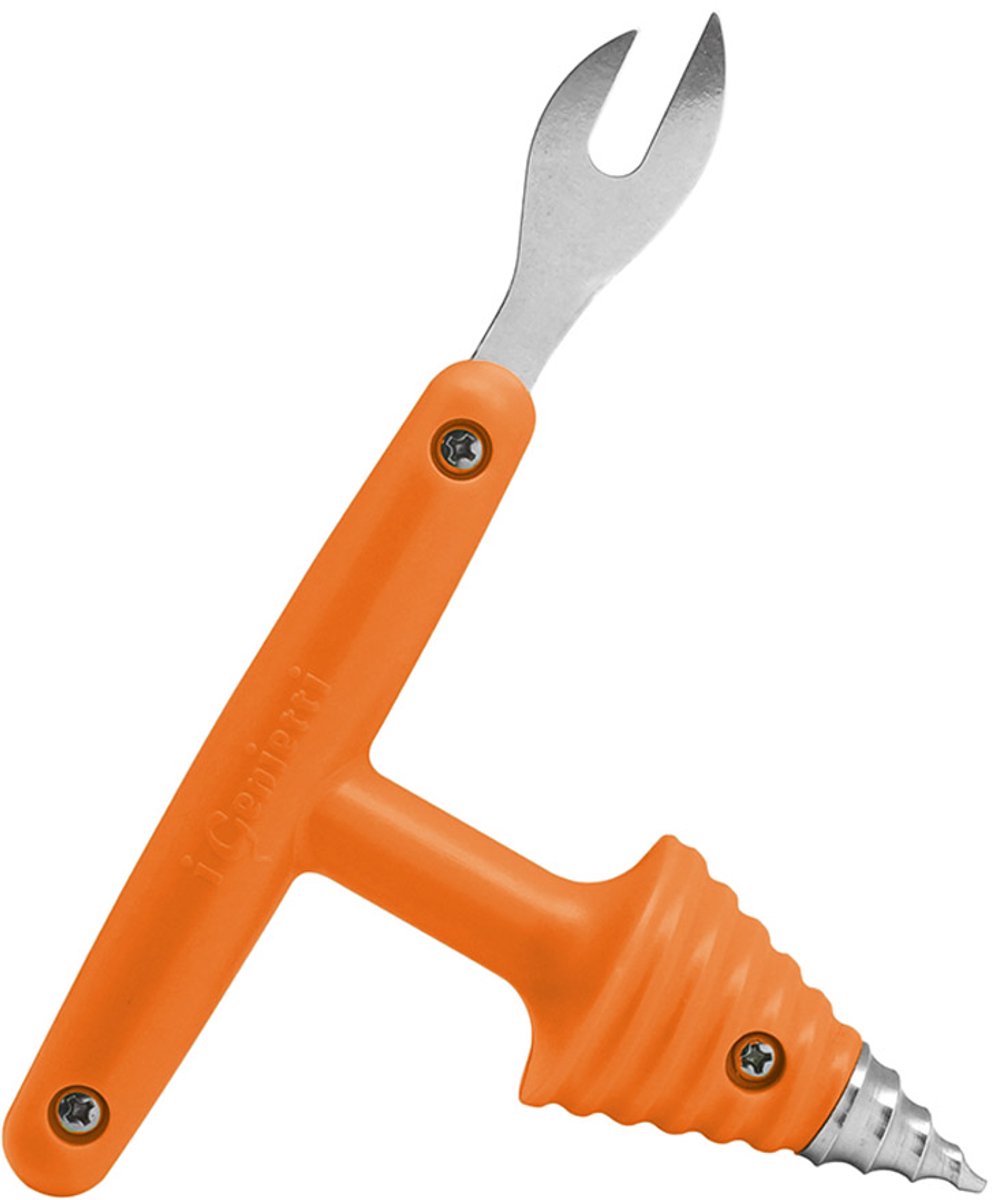 Cococrack - Kokosnoot Opener – RVS/ Kunststof – Veilig en Eenvoudig Kokosnoot Openen - 17,4 × 11,8 × 4 cm