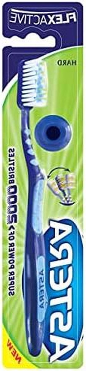 Active3 Tandenborstel - Handtandenborstel - Betere Tandreiniging - Drievoudig Reinigingssysteem - 24 x 5 x 1 cm - Blauw