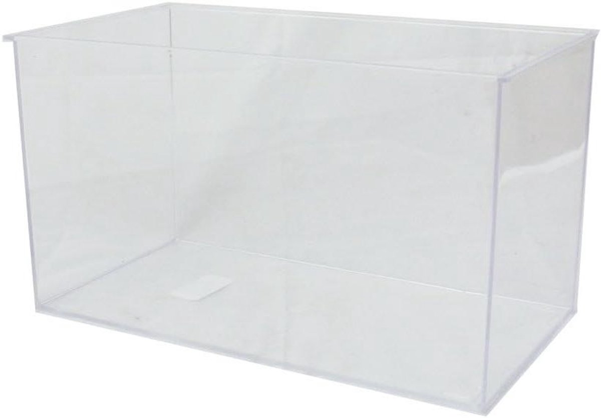 Kunststof Aquarium - Plastic Plantenbak - Vleesetende Planten - Leeg Ontwerp - 34x19x19cm