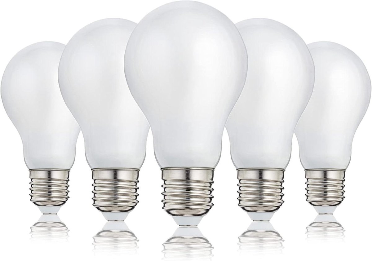 LED Filament Lamp - Retro Lamp - Sfeer Creëren - Mat Glas - 5 stuks - Warm Wit