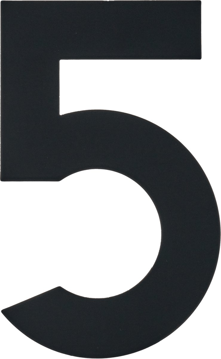 Figura - Zwart Huisnummer 5