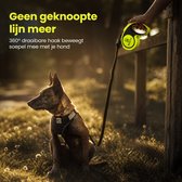 Bravyk ComfortFlex - Rollijn Hond 5 Meter - Anti Schok Bungee - Reflecterende Hondenriem-Tot 30KG