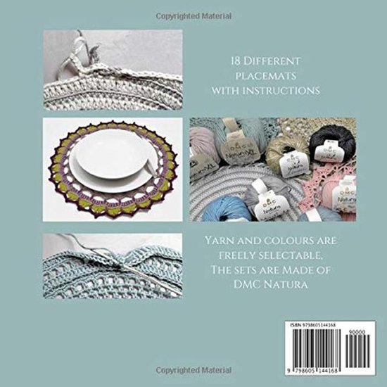 Haakpatronen Placemats - Ronde Onderzetters - Tafel Decoratie - Meer dan 15 Modellen - 80 Pagina's - Niet Gespecificeerd — afbeelding 2