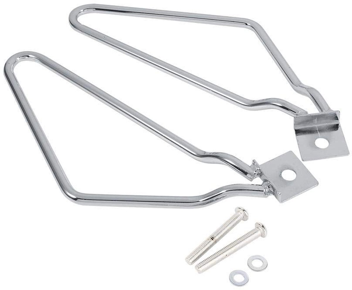 Dailygoods- Zadeltassen Beugel Set - Stevige IJzeren Beugels - Corrosiebestendig - Voor XL883/1200 HD1450/1584 - Inclusief Bouten/Sluitringen - Duurzaam en Praktisch - Motorfiets Beugels
