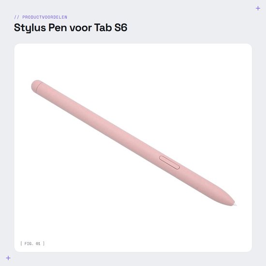Dailygoods - Stylus Pen voor Tab S6 Lite met 5 Vervangpunten — afbeelding 4