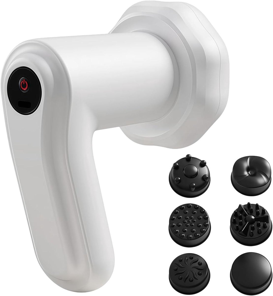 Cellulitis Massager - Huidversteviger Apparaat - Lichaamsverzorging - 8 Intensiteiten 6 Koppen - 8x14x14 cm - Wit
