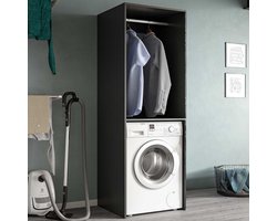 xonox.home Free wasmachinekast (B/H/D: 66x195x60 cm) in antraciet imitatie