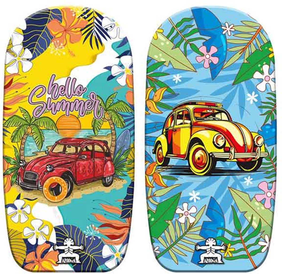 Bodyboard Oldtimer 92 cm | blauw