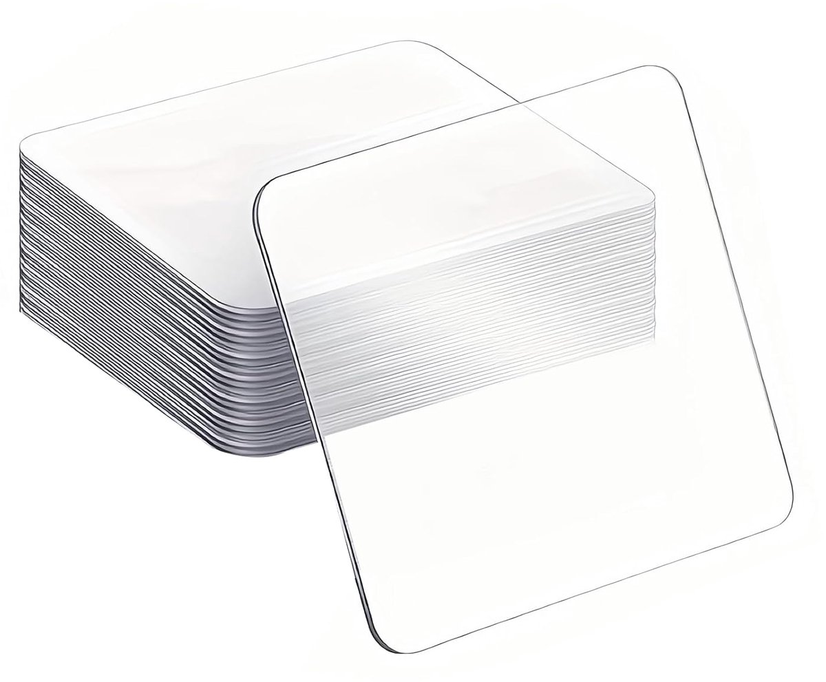 Dubbelzijdige Kleefpads - Sterke Plakstrips - Voorwerpen Bevestigen - Herbruikbaar en Wasbaar - 20 Stuks 6x6 cm - Transparant