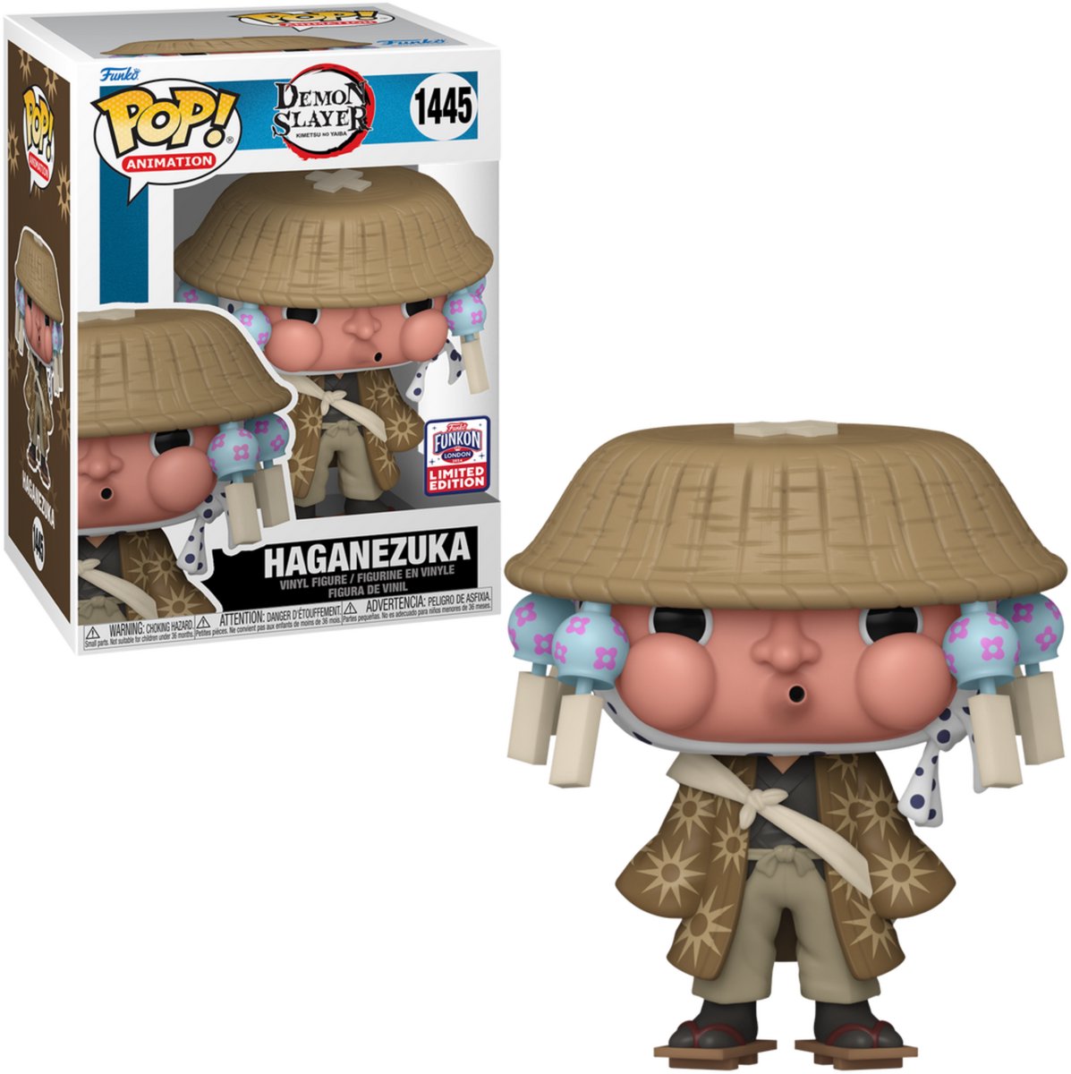 Funko Pop! Animation: Demon Slayer - Haganezuka with Hat #1445 [FUNKON London 2024 Shared Exclusive]