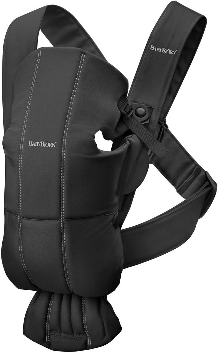 Baby drager - Draagzak baby - Baby comfort - Drie draagposities - 0-12 maanden - Zwart