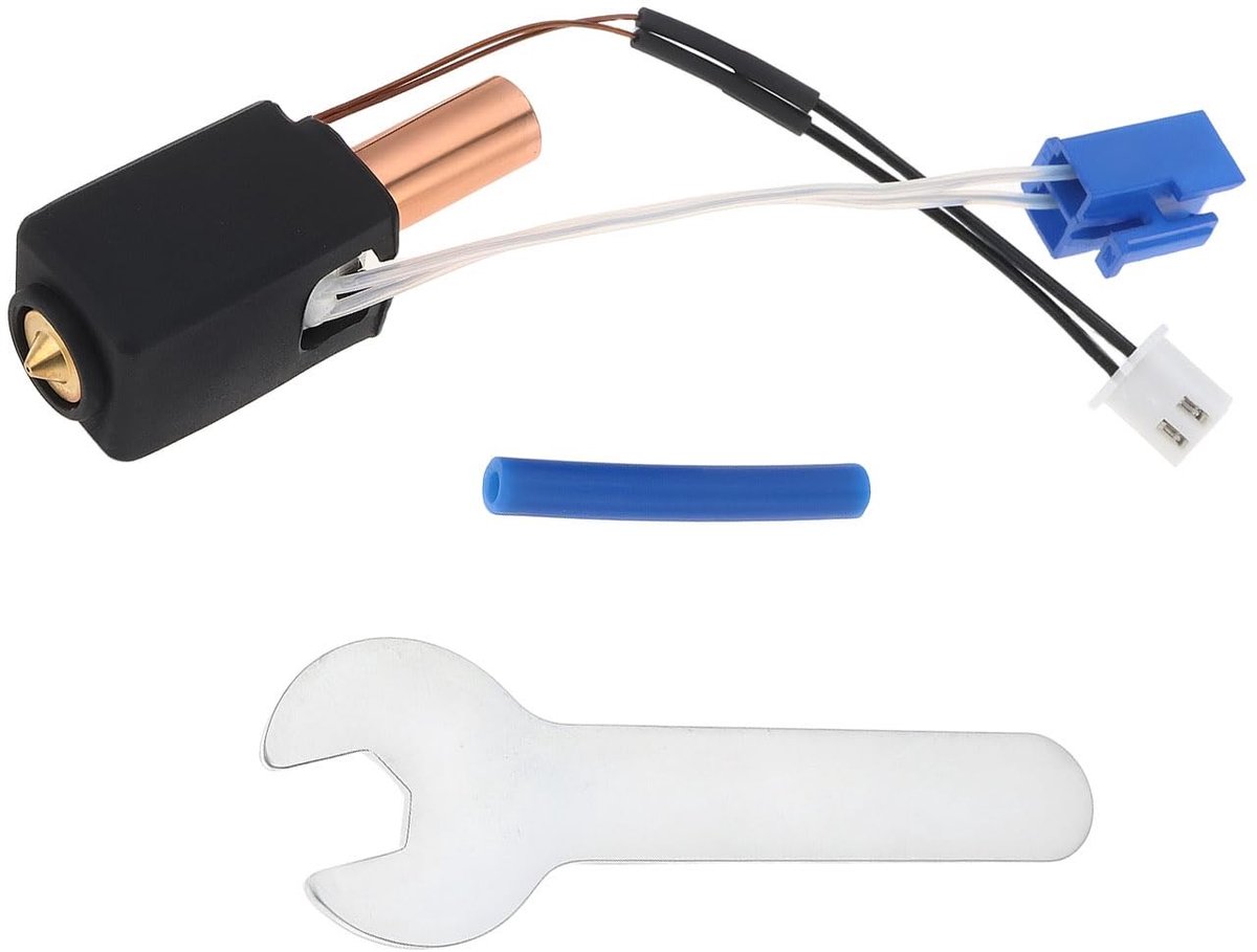 Dailygoods- Hotend Kit 24V 60W - Compatibel met Sidewinder X1/X2 - Eenvoudig te installeren - Messing/Aluminiumlegering - Lange levensduur - Inclusief Slang/Wrench - 3D Printer