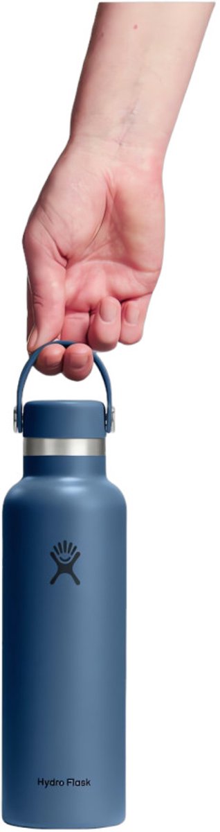 Hydro Flask Standard Mouth Flex Cap Harbor Blue thermosfles, 621 ml