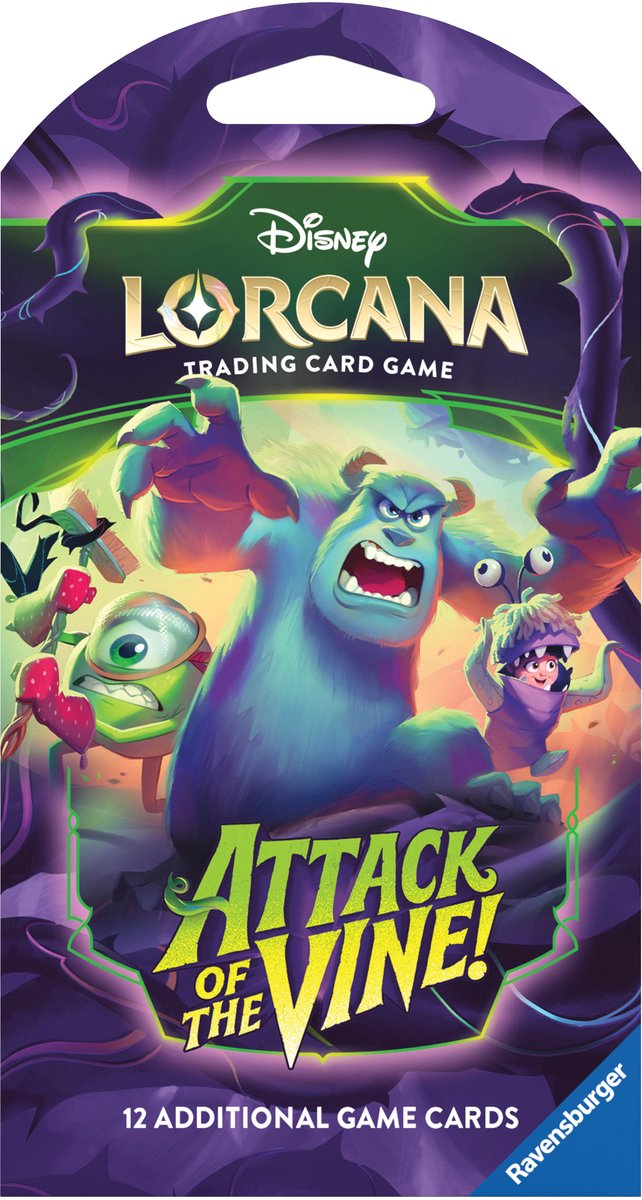 Disney Lorcana - Attack of the Vine - Sleeved Booster - Set 13 - Engels – Trading Card Game