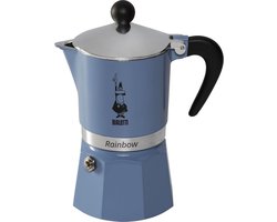 Koffiezetapparaat Fornuis - Espresso Maker - Koffie Maken - Lichtgewicht Ontwerp - 3 Koppen - Blauw