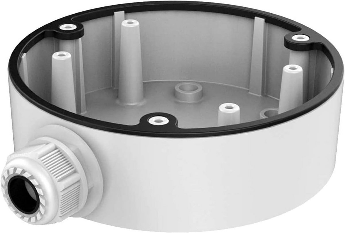 Aansluitdoos Camera - Camera Behuizing - Bevestigen Camera - Waterdicht Ontwerp - 137 x 42 mm - Wit
