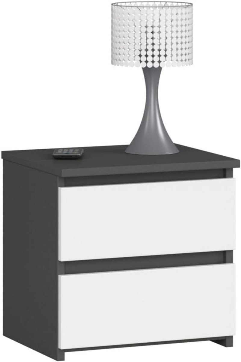 Nachtkastje Met Laden - Opbergkastje Bureau - Slaapkamer Organisatie - Krasbestendig Oppervlak - 40 x 40 x 35 cm