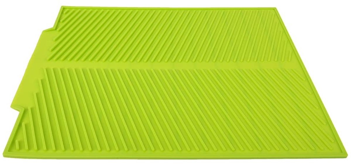 Dailygoods- Droogmat Hittebestendig - Siliconen Afvoerkussen - Keukenmat - Drogen - Voorbereidingsgebied - 44 x 33 cm - Afvoermat