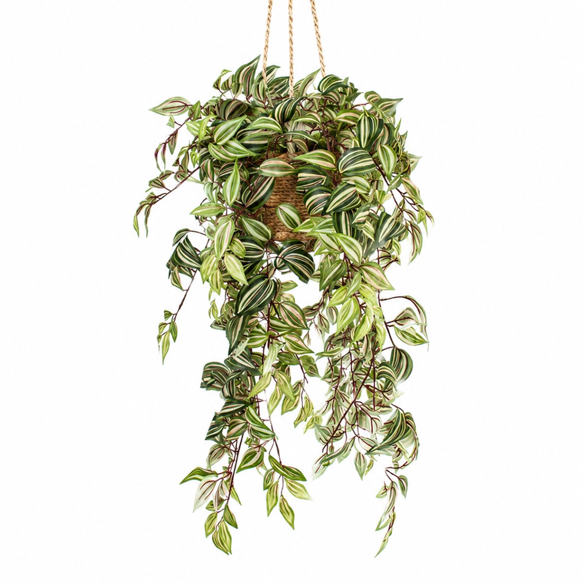 HTT Decorations Kunstplant Tradescantia in hangmand naturel L140cm