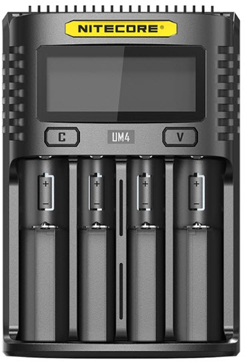 Nitecore UM4 USB Batterijlader