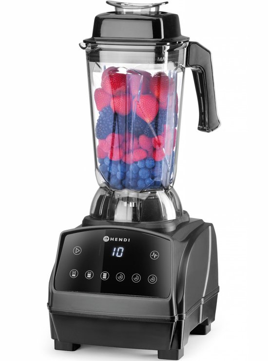 Hendi Digitale Bar Blender - 2,5 Liter - Zwart - 1680W - 220x240x(H)535mm van HENDI — afbeelding 3