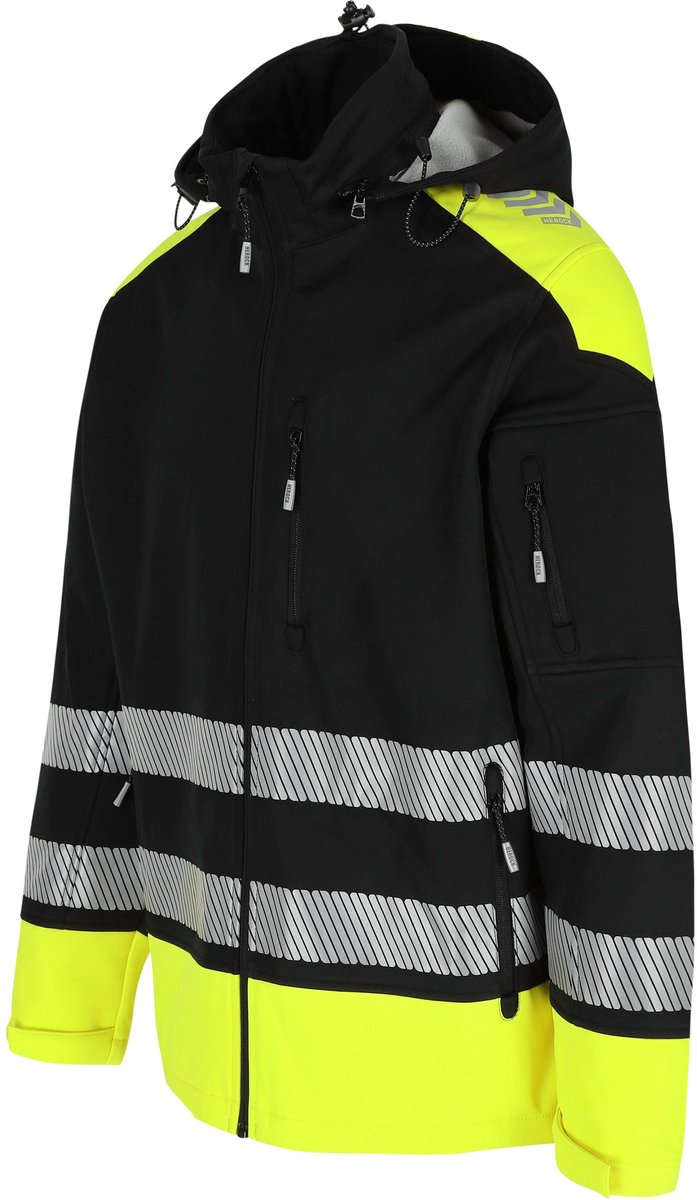 Herock Solar High Vis Jas Zwart / L