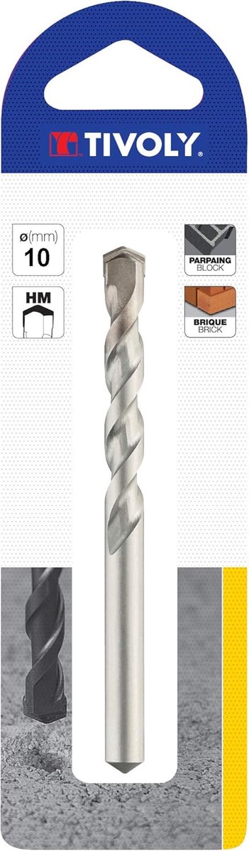 Betonboor - Metaalboor - Gaten Boren - Hoge Temperatuur Gesoldeerd - 14 mm - Chroom