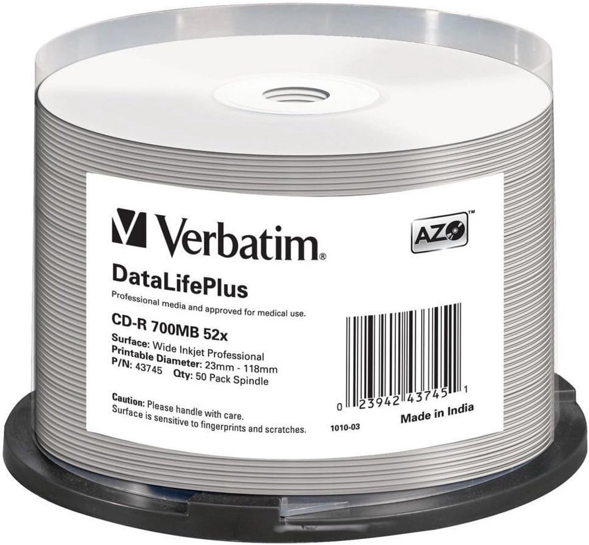 CD-R schijven - Lege media - Data opslaan - Bedrukbaar oppervlak - 700MB 50 pak - Zilver