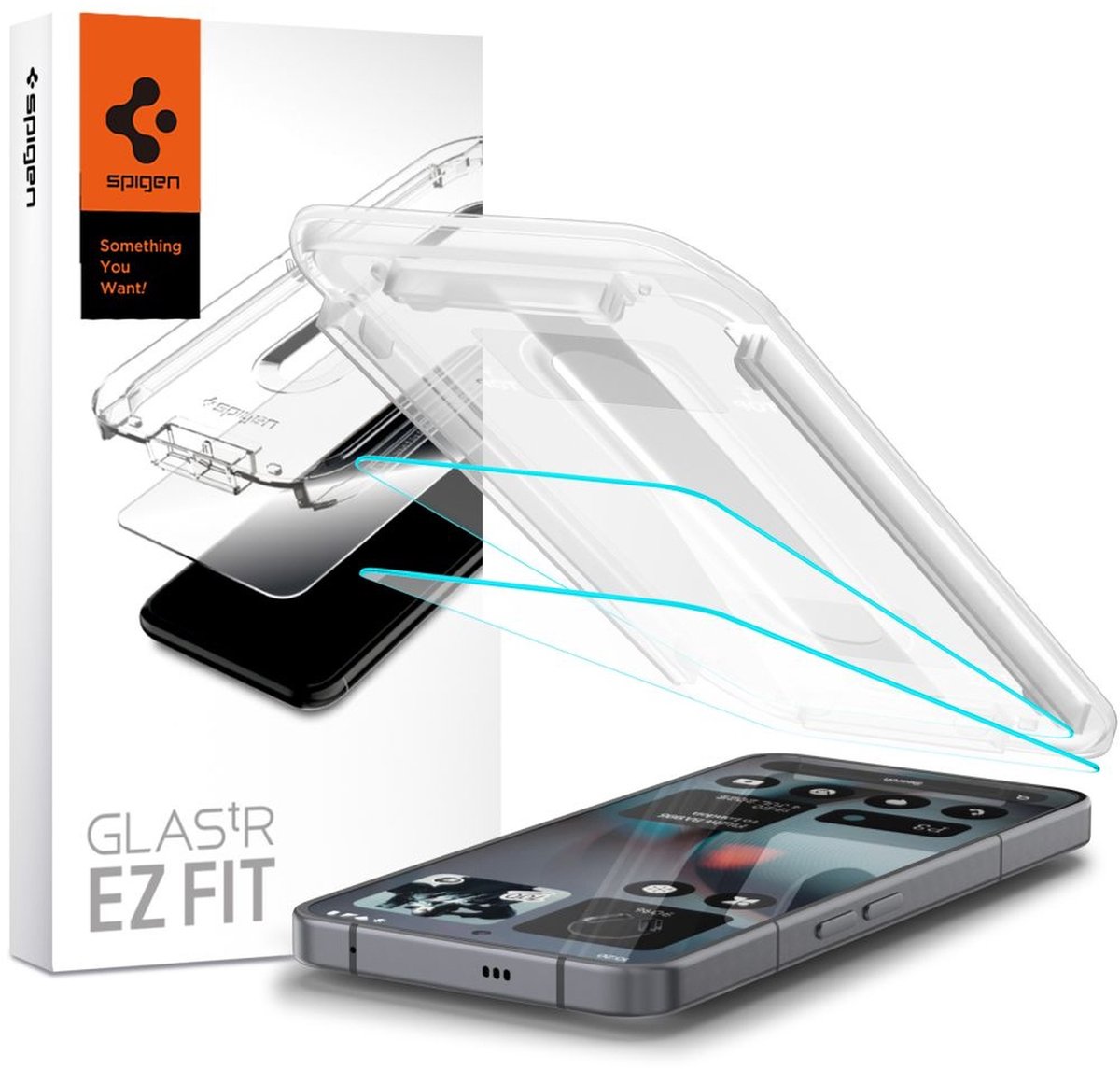 Spigen Gehard Glas Glass.tr Ez Fit For Nothing Telefoon 3 2-Pack