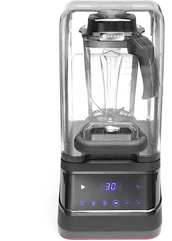 Digitale Blender met Geluiddempende Kap Bpa-Vrij - Hendi 230664 - Horeca & Professioneel van HENDI — afbeelding 2