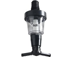 BarUp Non Drip Maatschenker 4cl - Kunststof Drankdispenser - Zwart