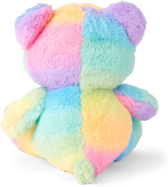 Regenboog Beer Knuffel - Zacht Speelgoed - Knuffelen en Spelen - Uniek Kleurontwerp - 25 cm - Multikleur — afbeelding 4