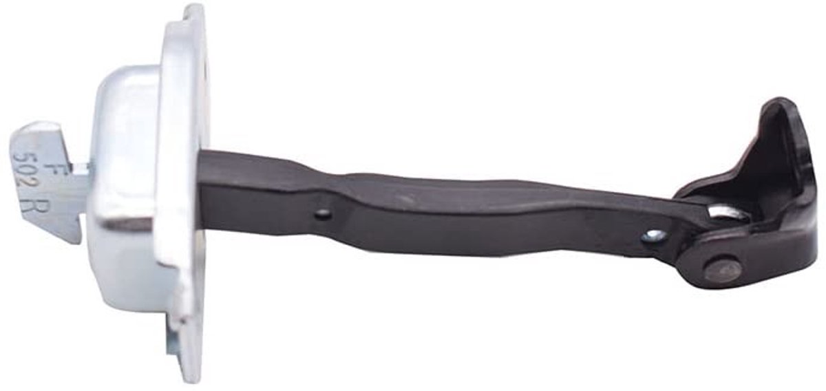 Dailygoods- Deurstopper Zwart/Zilver - Deurbuffer - Deurvastzetter - Deurstopper Voor Binnen - Deurstopper Voor Buiten - Eenvoudig Te Installeren - Deurcheck