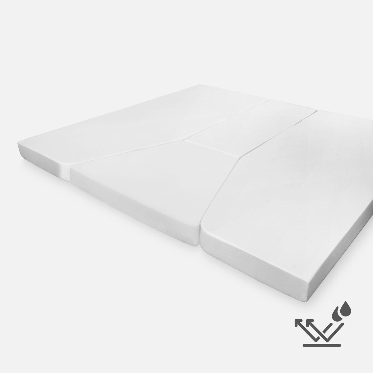 Walra Travel Textiles Matrasbeschermer Waterdicht (4-delig) - Voor Campers en Caravans