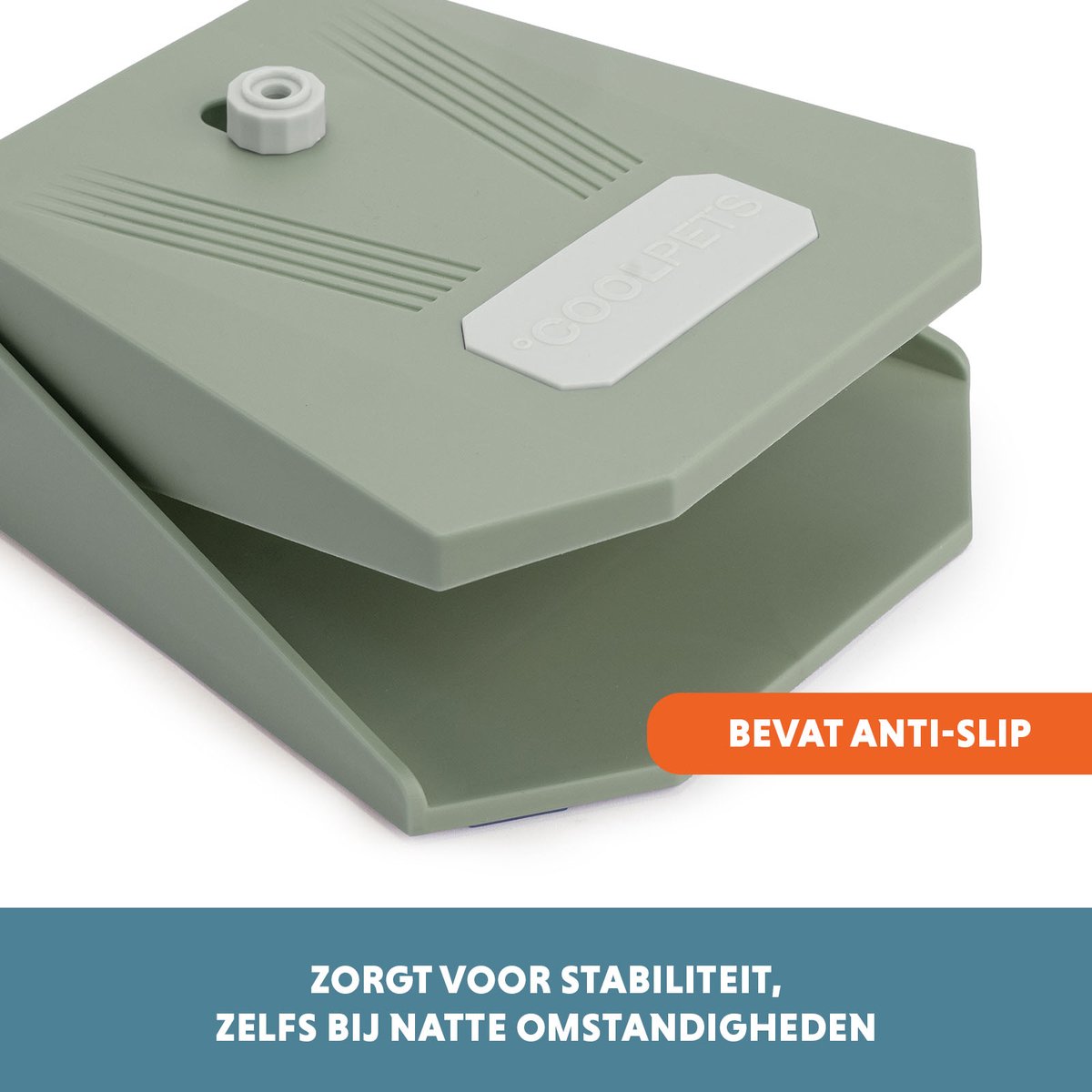 Hofman Animal Care CoolPets Waterfontein Hond Tuinslang - Olive Green thumbnail 5