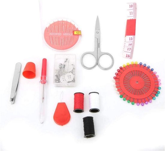 Nl Compact Set Naaigereedschap Set - Naaiset Doos - Basis Reparatie - Compact Ontwerp ...