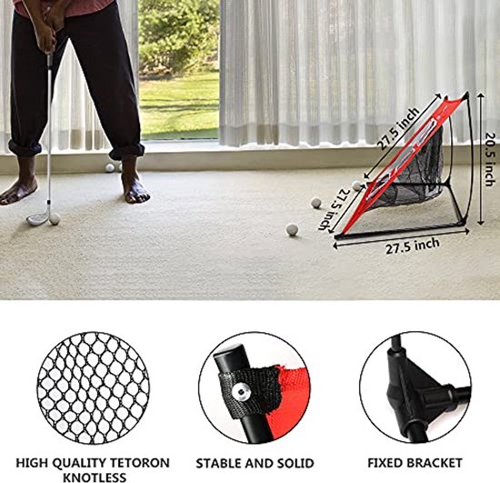 Golfmat Set - Oefenmat Golf - Golf Trainen - Drie Turf Soorten - 10x7 Feet - Groen — afbeelding 2