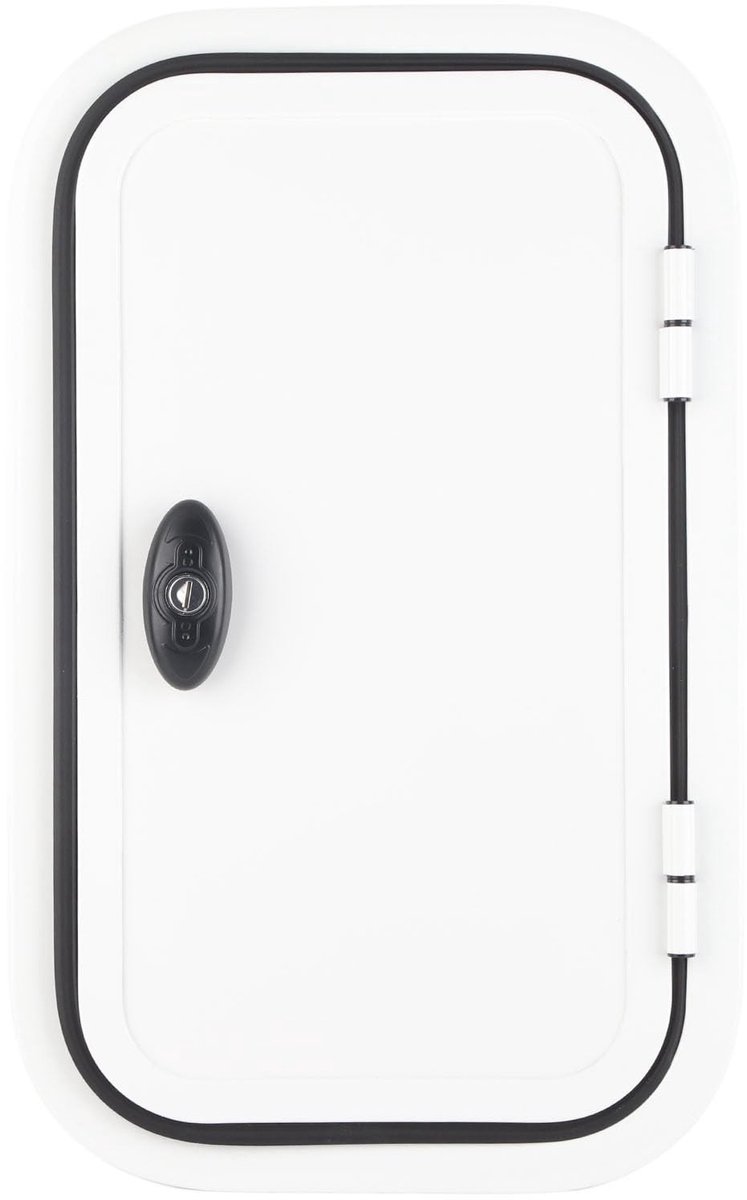 Dailygoods- Opslagdeur Stevig Ontwerp - 180 Graden Opening - Weerbestendig - Aluminiumlegering - Schokabsorberend - Afgeronde Hoeken - Bagagedeur