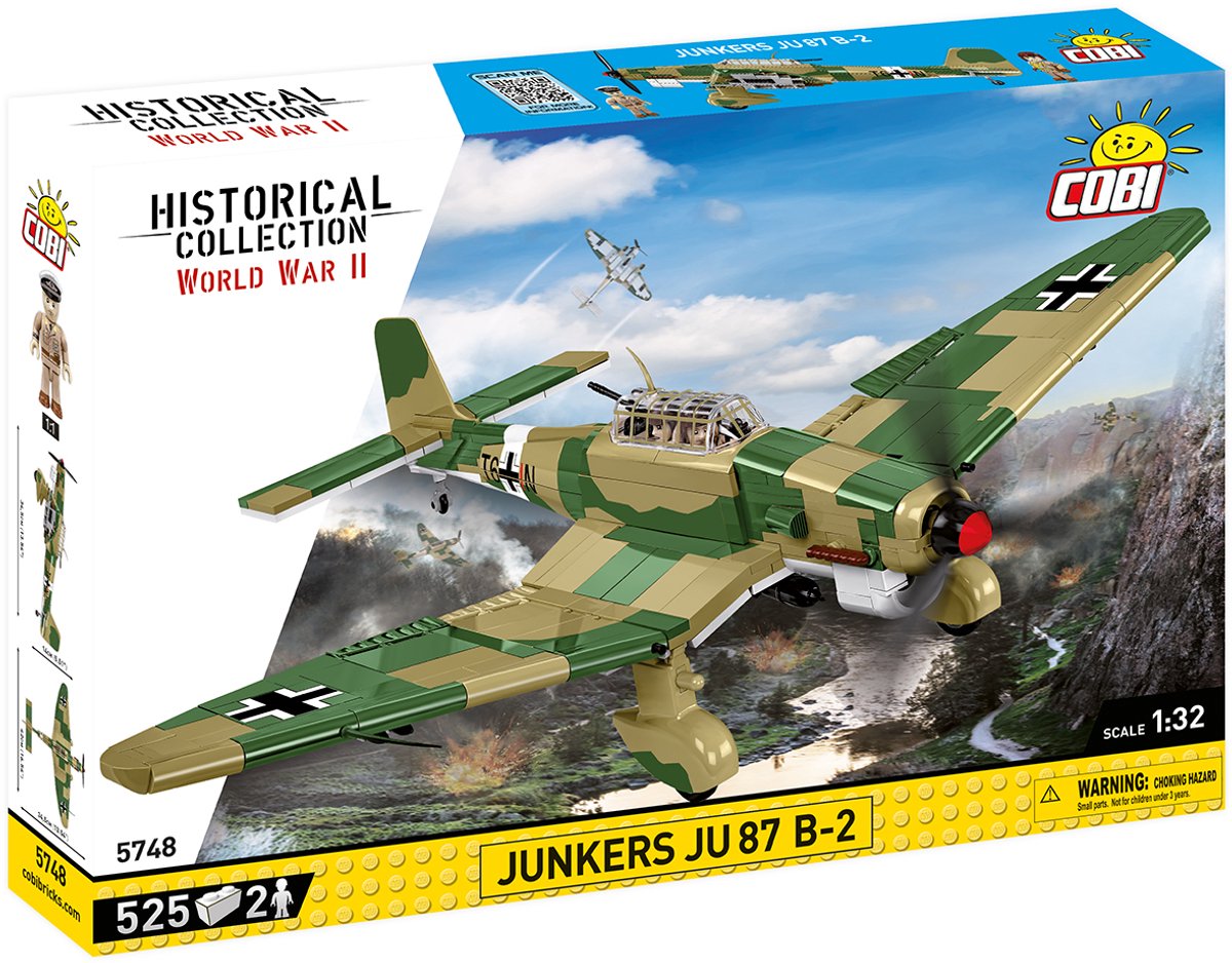 COBI Historical Collection - Junkers Ju 87 B-2 Constructiespeelgoed thumbnail 2