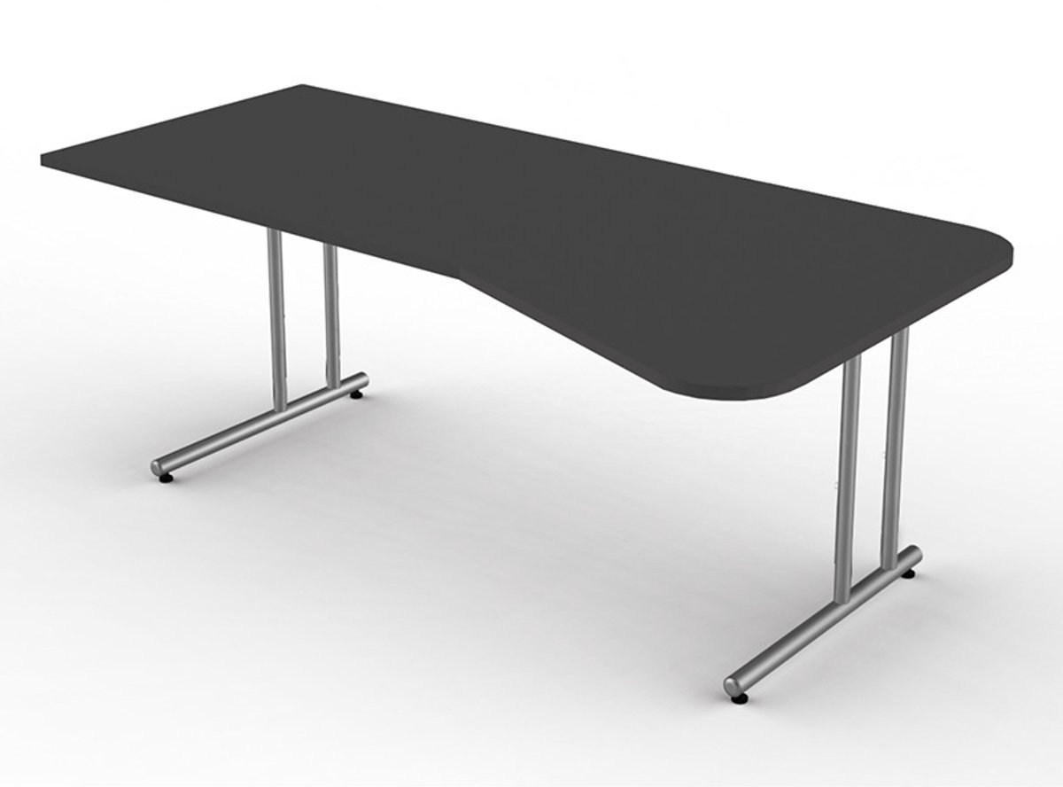 Bureau Profi antraciet 195cm golf