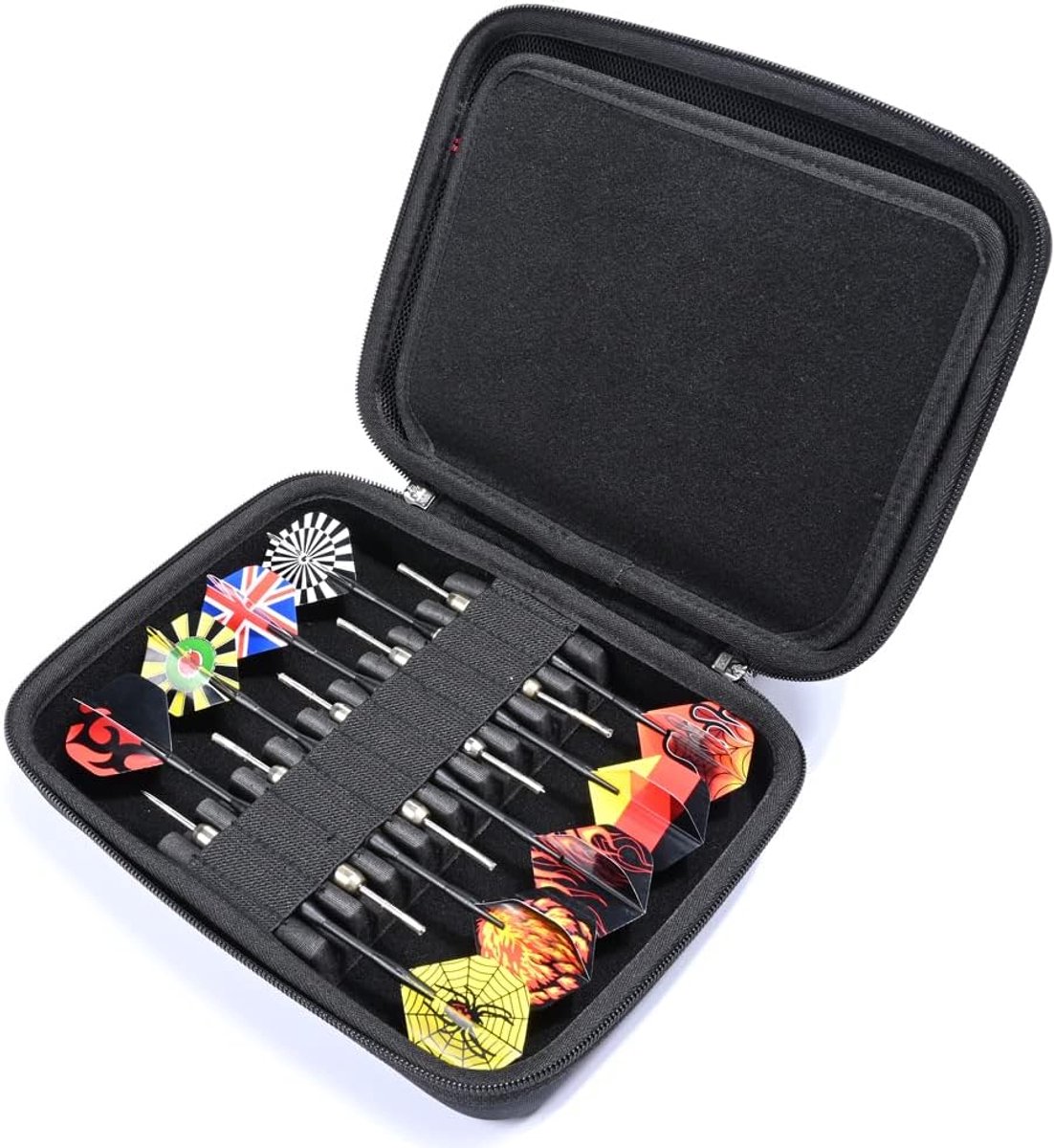 Dartpijlen Koffer - Harde Tas - Dartspullen Opbergen - Ruimte Voor 9 Darts - 24 x 18 x 6 cm