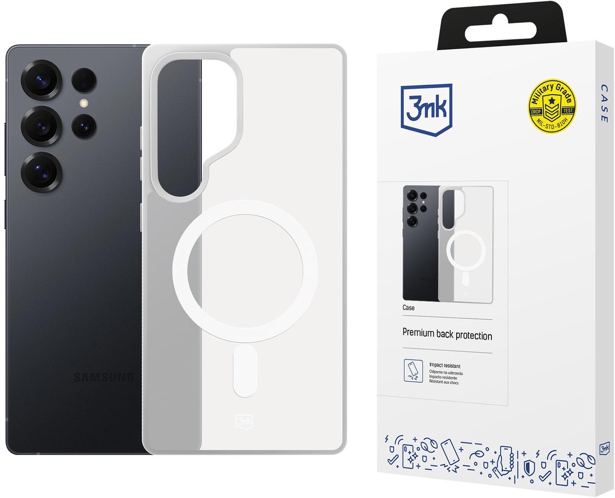 3Mk Smoke Magcase Voor Samsung Galaxy S25 Ultra Beschermende Hoes