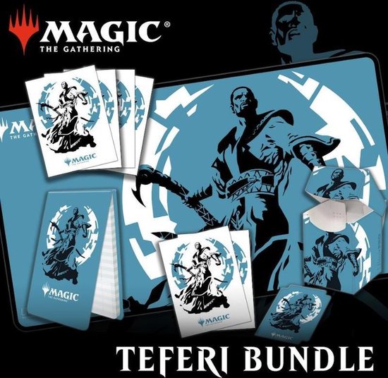 Magic The Gathering Accessories Teferi Bundle Playmat + Sleeves Games