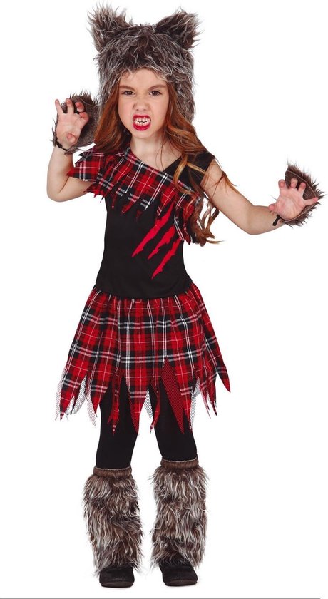 FIESTAS GUIRCA, S.L. - Campus weerwolf kostuum voor meisjes - 140/146 (10-12 jaar)