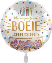 Everloon - Folieballon - Weer Een Jaartje Ouder! Boeie! Gefeliciteerd - 43cm - Voor verjaardag