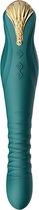 King Vibrating Thruster - Turquoise Green - G-Spot Vibrators - turquoise green - Discreet verpakt en bezorgd