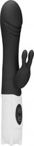 Rabbit Vibrator - Black - Silicone Vibrators - black - Discreet verpakt en bezorgd