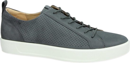 Ecco Soft 8 heren sneaker - Grijs - Maat 46 | bol.com