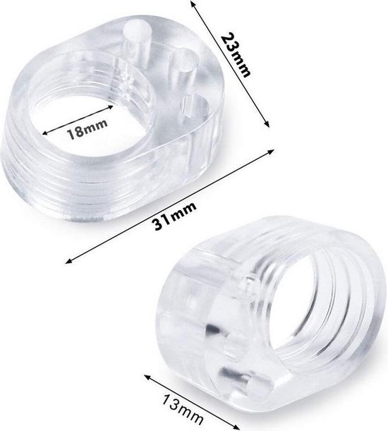 Deurstopper- Deurbuffer- deurbeschermer- silicoon- plastic - Equantu®️